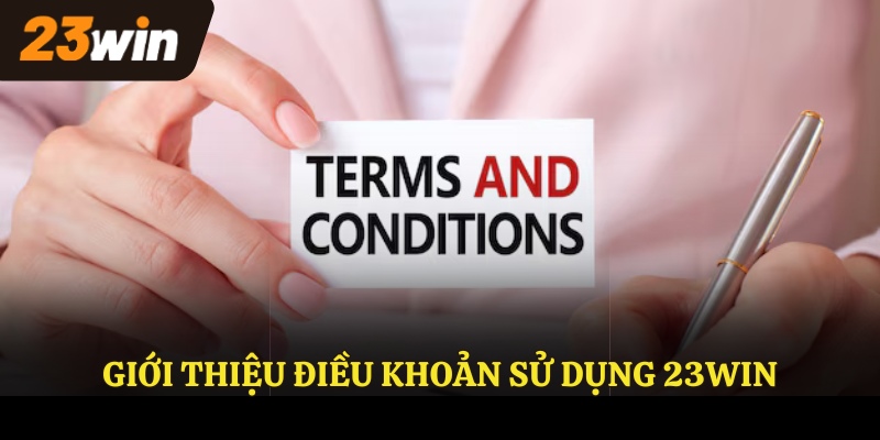 Giới thiệu điều khoản sử dụng 23WIN