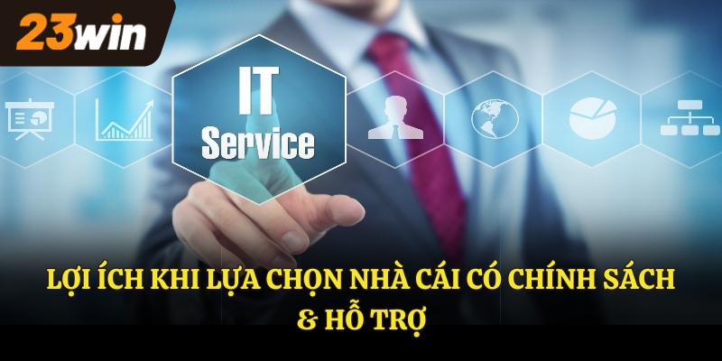 Lợi ích khi lựa chọn nhà cái có chính sách & hỗ trợ